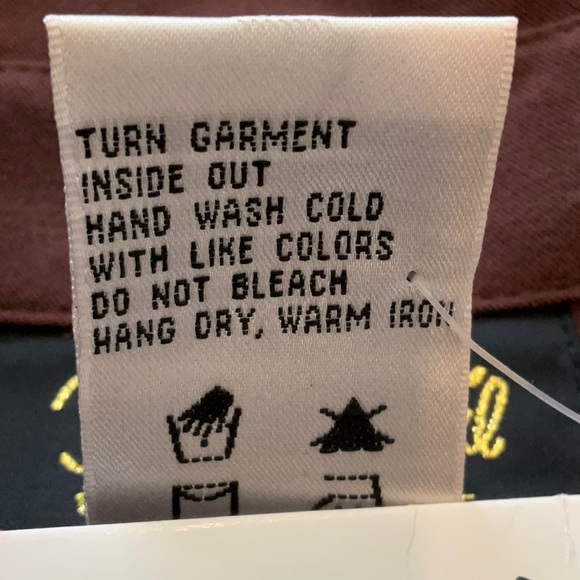 NWT Bob Mackie Wearable Art Embroidered Brown Long Sleeve Shirt Women Size L - Picture 6 of 10